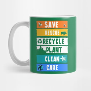 Earth Day, Environment Day, Save The Planet Mug